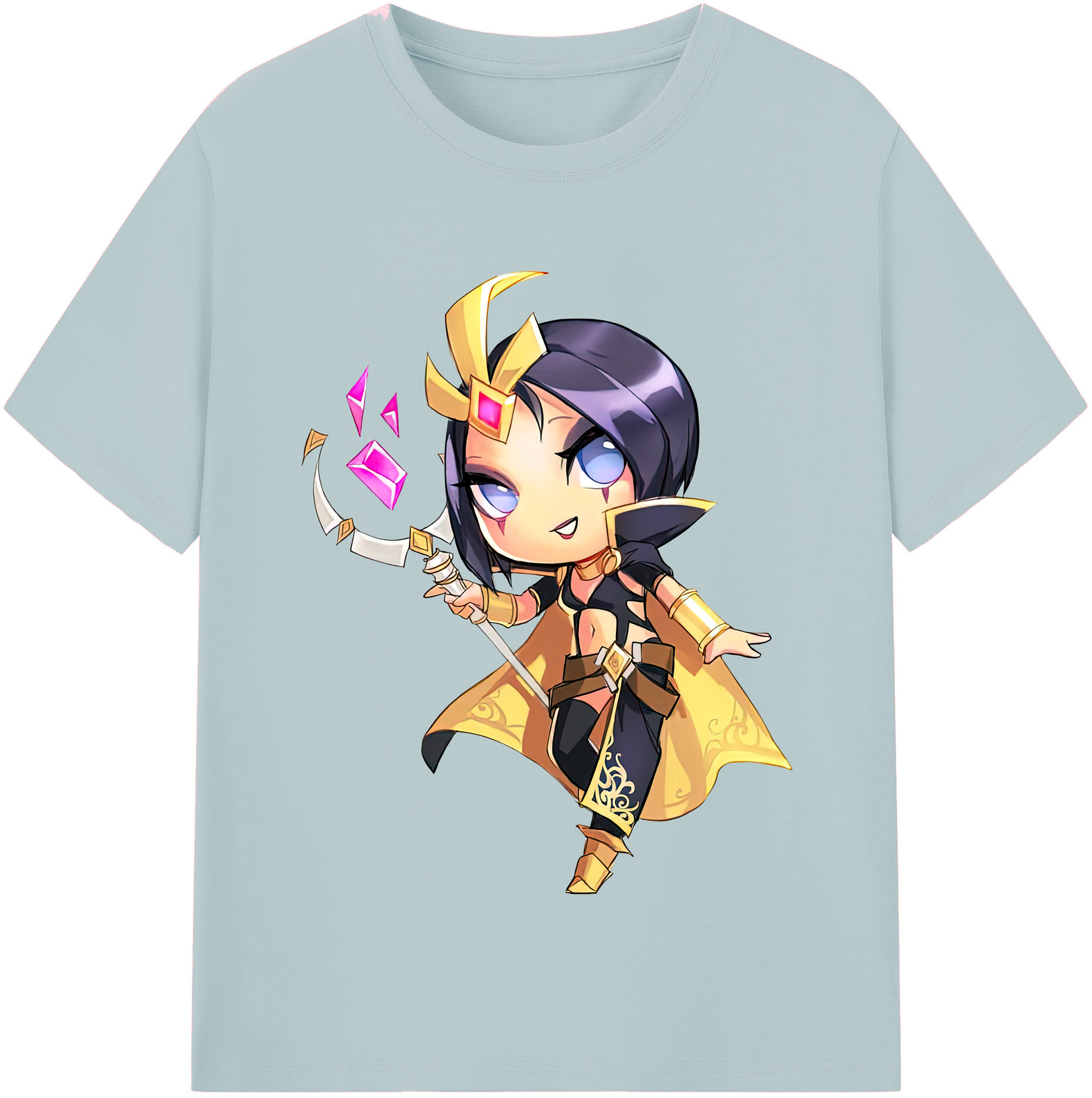 リーグ・オブ・レジェンド League of Legends LOL 綿100％半袖Tシャツ（フロントプリント）